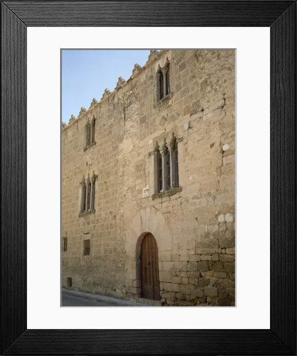 Framed Print : Spain. Sant Pere de Riudebitlles. Palace of the Marquises of Framed Print : Spain. Sant Pere de Riudebitlles. Palace of the Marquises of