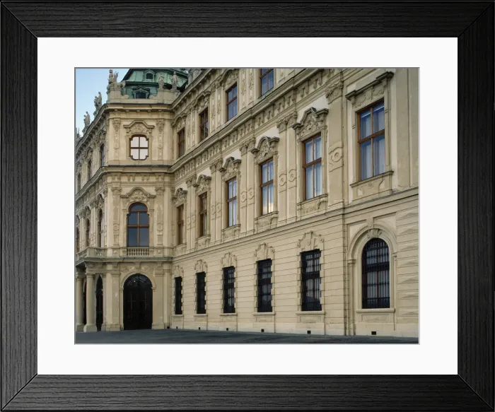 Framed Print : Austria. Vienna. Belvedere. Upper Belvedere. 1717-1723. By H Framed Print : Austria. Vienna. Belvedere. Upper Belvedere. 1717-1723. By H