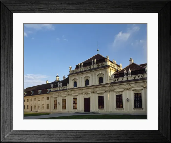 Framed Print : Austria. Vienna. Belvedere. Lower Belvedere. 1714-1716. By H Framed Print : Austria. Vienna. Belvedere. Lower Belvedere. 1714-1716. By H