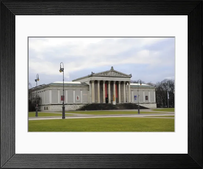 Framed Print : Germany. Munich. Gyptothek. Outside Framed Print : Germany. Munich. Gyptothek. Outside