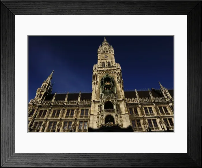 Framed Print : Germany. Munich. The New Town Hall. Marienplatz Framed Print : Germany. Munich. The New Town Hall. Marienplatz