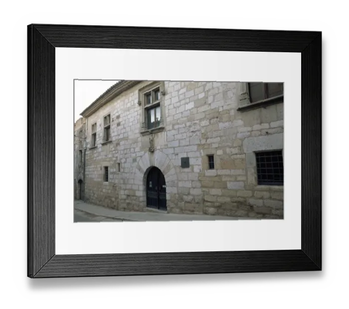 Framed Print : Spain. Montblanc. Hospital of Saint Mary Magdalene. Exterior Framed Print : Spain. Montblanc. Hospital of Saint Mary Magdalene. Exterior