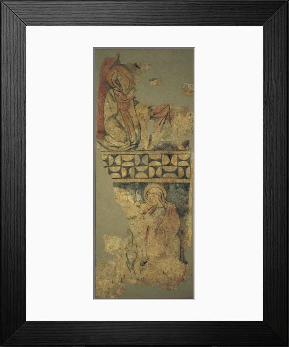 Framed Print : Annunciation. Fresco depicting the Virgin Mary kneeling befo Framed Print : Annunciation. Fresco depicting the Virgin Mary kneeling befo