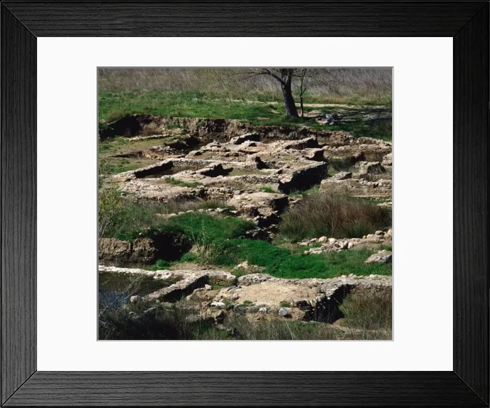 Framed Print : Spain. Citadel of Roses (Rhode). Roman ruins Framed Print : Spain. Citadel of Roses (Rhode). Roman ruins