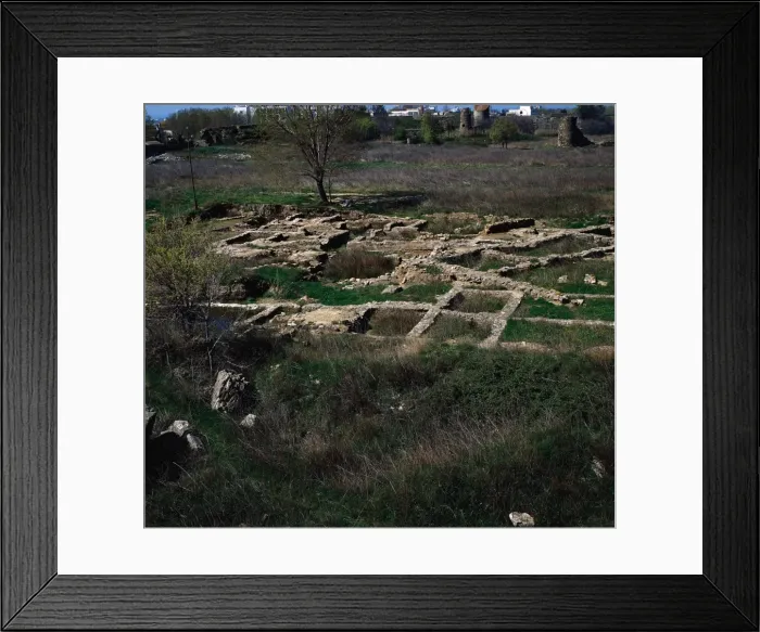 Framed Print : Spain. Citadel of Roses (Rhode). Roman ruins Framed Print : Spain. Citadel of Roses (Rhode). Roman ruins