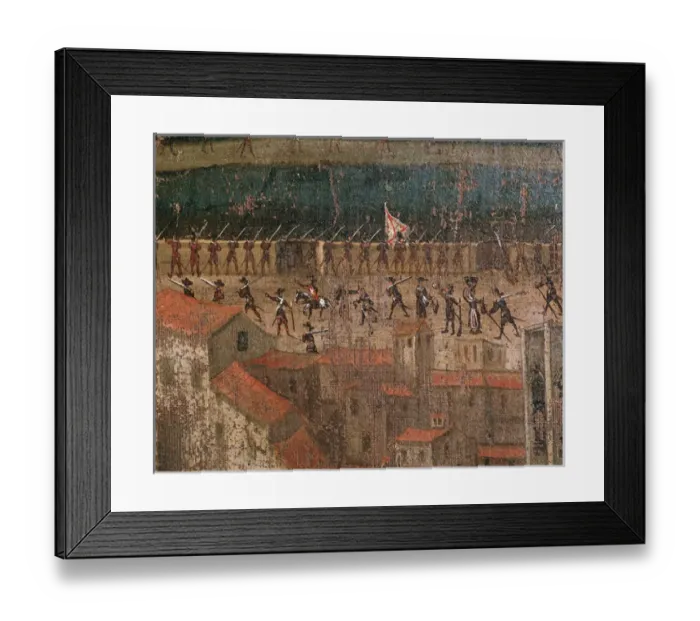 Framed Print : Site of the city of Barcelona, 1705. Anonymous Framed Print : Site of the city of Barcelona, 1705. Anonymous