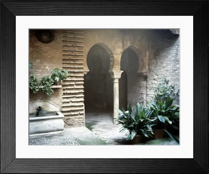 Framed Print : Arab baths. 14th century. The Alhambra. Spain Framed Print : Arab baths. 14th century. The Alhambra. Spain