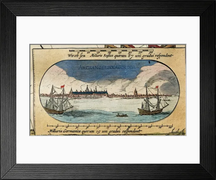 Framed Print : Arkhangelsk, Russia. Le Theatre du Monde. 17th century Framed Print : Arkhangelsk, Russia. Le Theatre du Monde. 17th century
