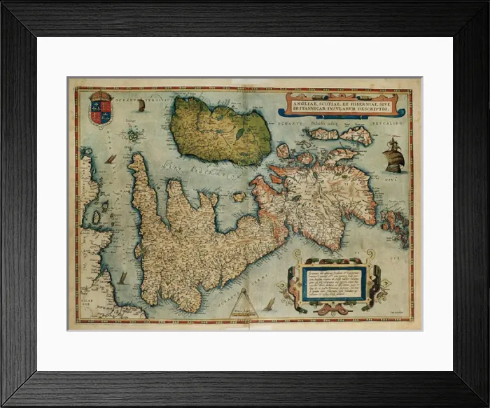 Framed Print : Theatrum Orbis Terrarum by Abraham Ortelius (1527-1598) Framed Print : Theatrum Orbis Terrarum by Abraham Ortelius (1527-1598)