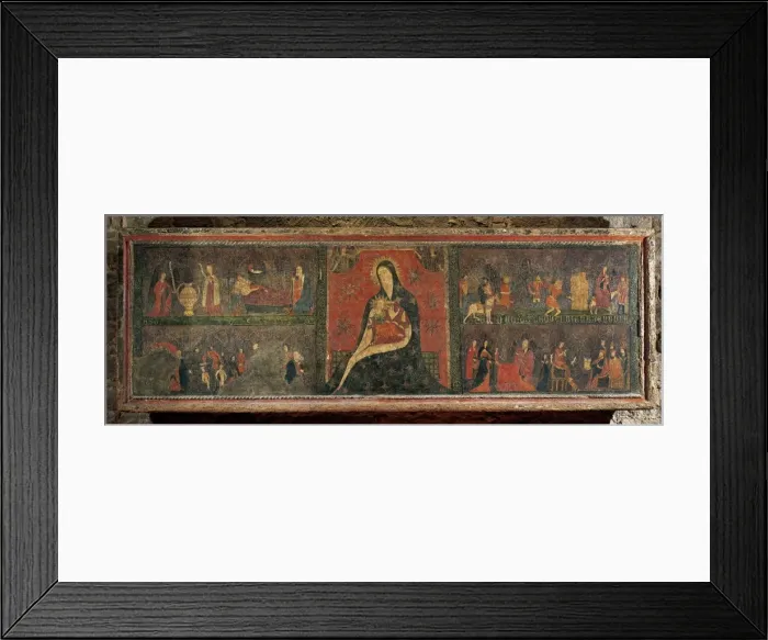 Framed Print : Frontal of Tordesillas. Gothic. 15th century Framed Print : Frontal of Tordesillas. Gothic. 15th century