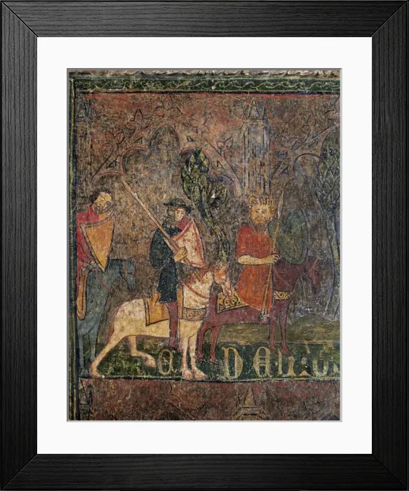 Framed Print : Frontal of Tordesillas. Gothic. 15th century. Detail Framed Print : Frontal of Tordesillas. Gothic. 15th century. Detail