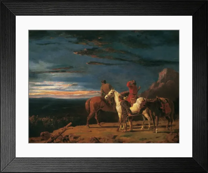 Framed Print : The Scouting Party, 1851. By Willim Tlee Ranney (1812-1857) Framed Print : The Scouting Party, 1851. By Willim Tlee Ranney (1812-1857)