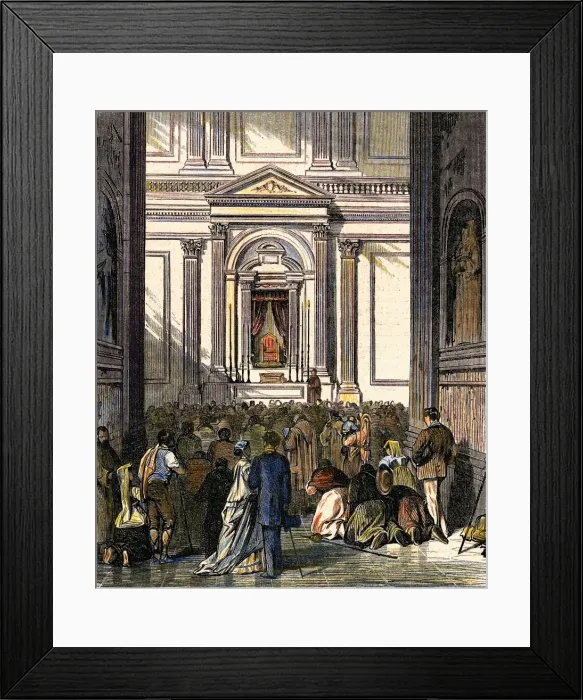 Framed Print : Italy. Rome. Ecumenical Council. The Chair of St. Peter. Col Framed Print : Italy. Rome. Ecumenical Council. The Chair of St. Peter. Col