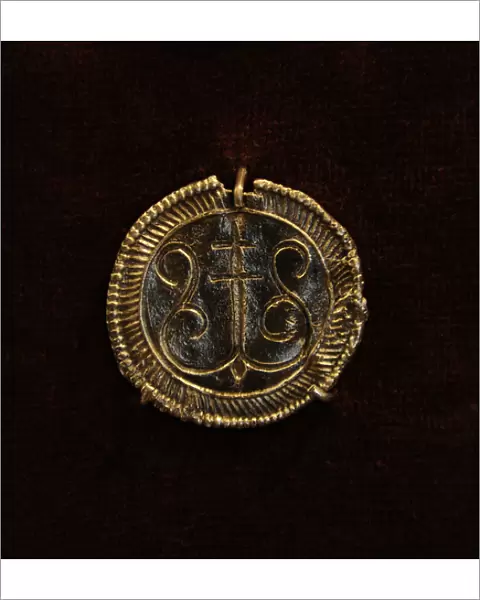 Bronze pendant. Museum of History and Navigation. Riga. Latv