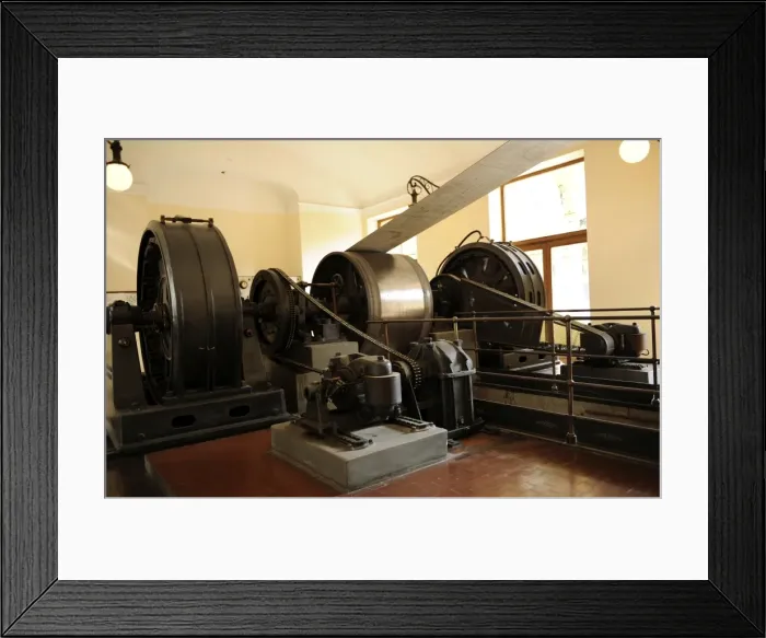 Framed Print : The Regina Margherita thermoelectric power station (1895)