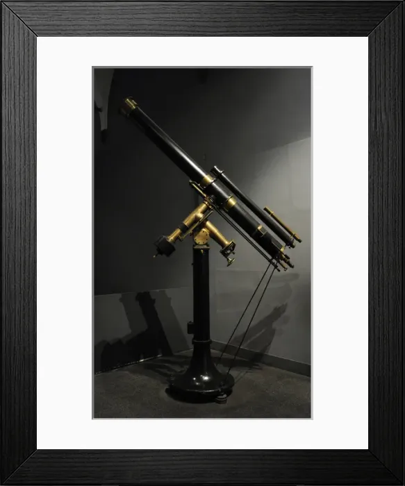 Framed Print : Telescope. The Science and Technology Museum Leonardo da Vinci. Milan. Italy Framed Print : Telescope. The Science and Technology Museum Leonardo da Vinci. Milan. Italy