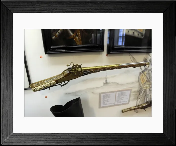Framed Print : Shotgun. 17th century Framed Print : Shotgun. 17th century
