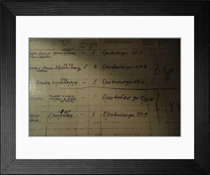 Framed Print : List of people who was deported to Siberia by the Russian au Framed Print : List of people who was deported to Siberia by the Russian au