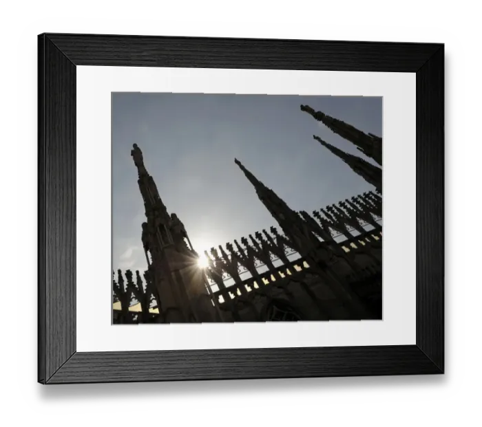 Framed Print : Italy. Milan. Cathedral. Gothic. 14th century. Exterior. Det Framed Print : Italy. Milan. Cathedral. Gothic. 14th century. Exterior. Det