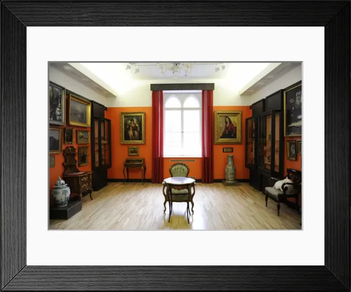 Framed Print : Cabinet of Marta Alberinga. Museum of History and Navigation