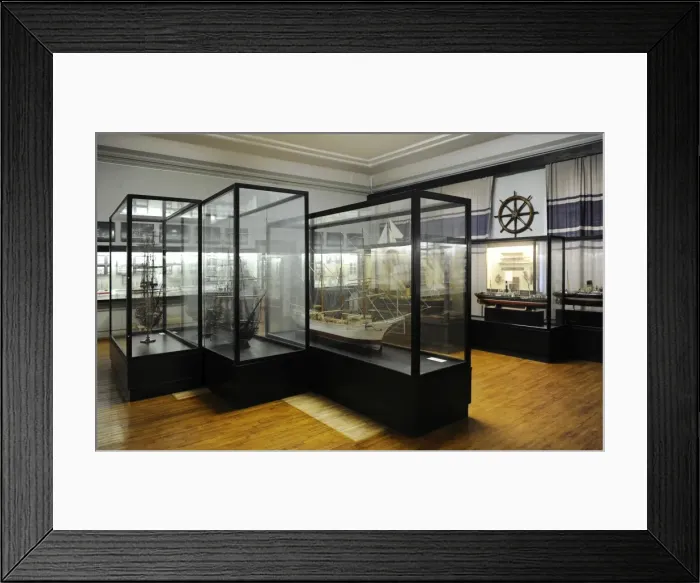 Framed Print : Boat models. Museum of History and Navigation. Inside. Riga Framed Print : Boat models. Museum of History and Navigation. Inside. Riga