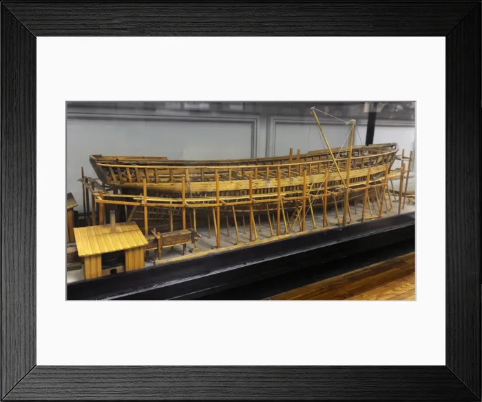 Framed Print : Shipyards in the Gulf of Riga. Model Framed Print : Shipyards in the Gulf of Riga. Model