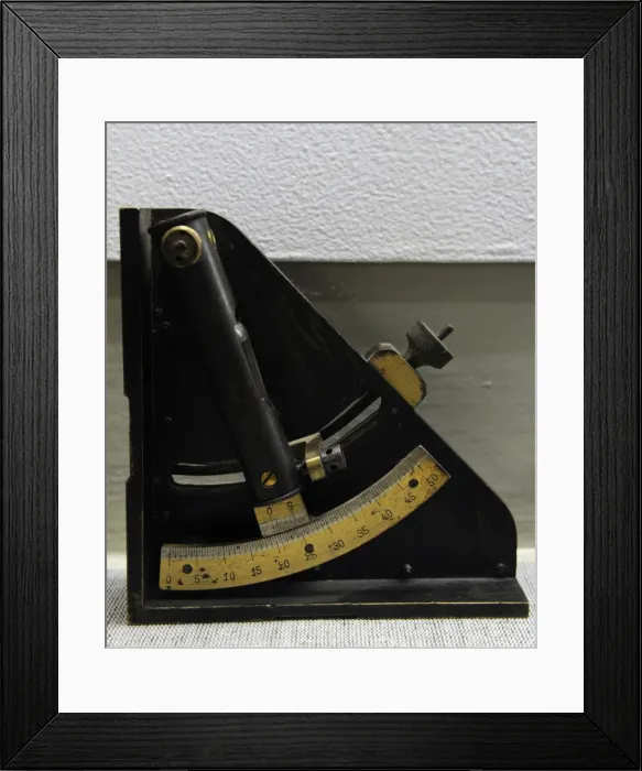 Framed Print : Old navigational instruments. Sextant. 19th-20th centuries Framed Print : Old navigational instruments. Sextant. 19th-20th centuries