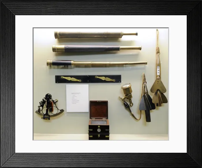 Framed Print : Navigational instrument. 20th century. Museum of History Framed Print : Navigational instrument. 20th century. Museum of History