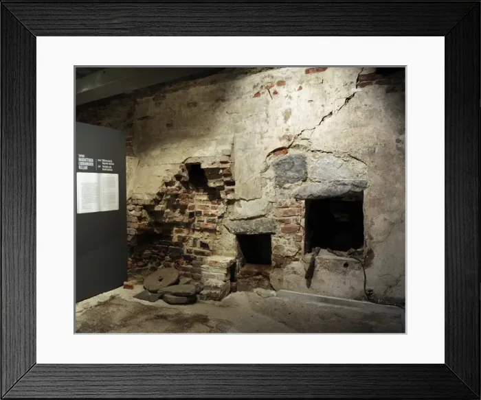 Framed Print : Aboa Vetus & Ars Nova. Aboa Vetus. Remains of six medieval Framed Print : Aboa Vetus & Ars Nova. Aboa Vetus. Remains of six medieval