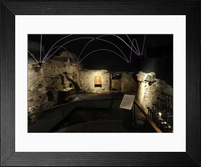 Framed Print : Aboa Vetus & Ars Nova. Aboa Vetus. Remains of six medieval Framed Print : Aboa Vetus & Ars Nova. Aboa Vetus. Remains of six medieval