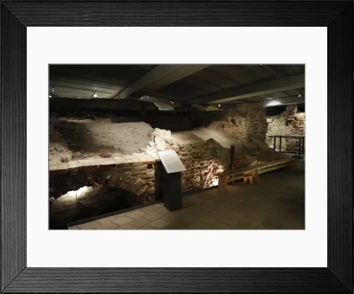 Framed Print : Aboa Vetus & Ars Nova. Aboa Vetus. Remains of six medieval