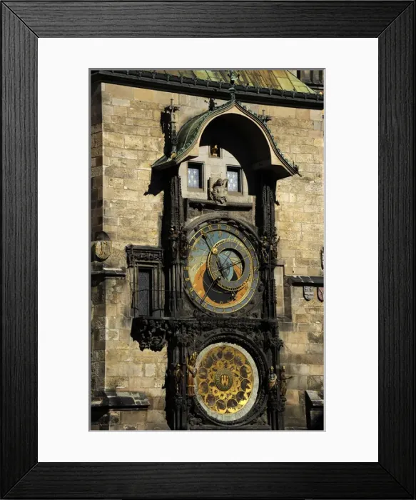 Framed Print : Astronomical Clock. Old Town Hall. Prague. Czech Republic Framed Print : Astronomical Clock. Old Town Hall. Prague. Czech Republic