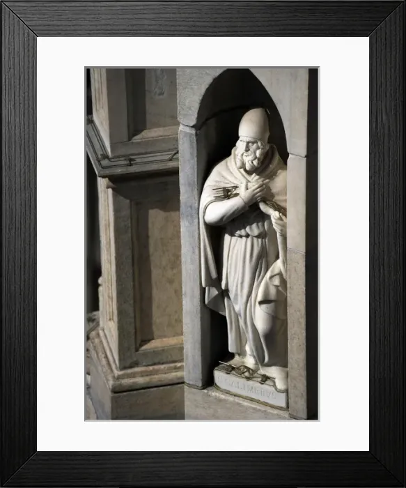 Framed Print : Italy. Milan. Cathedral. Gothic. 14th century. Exterior. Det Framed Print : Italy. Milan. Cathedral. Gothic. 14th century. Exterior. Det