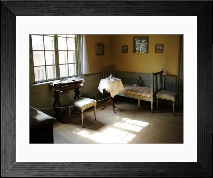 Framed Print : Finland. Turku. Qwensel House. Bourgeois housing from the au Framed Print : Finland. Turku. Qwensel House. Bourgeois housing from the au