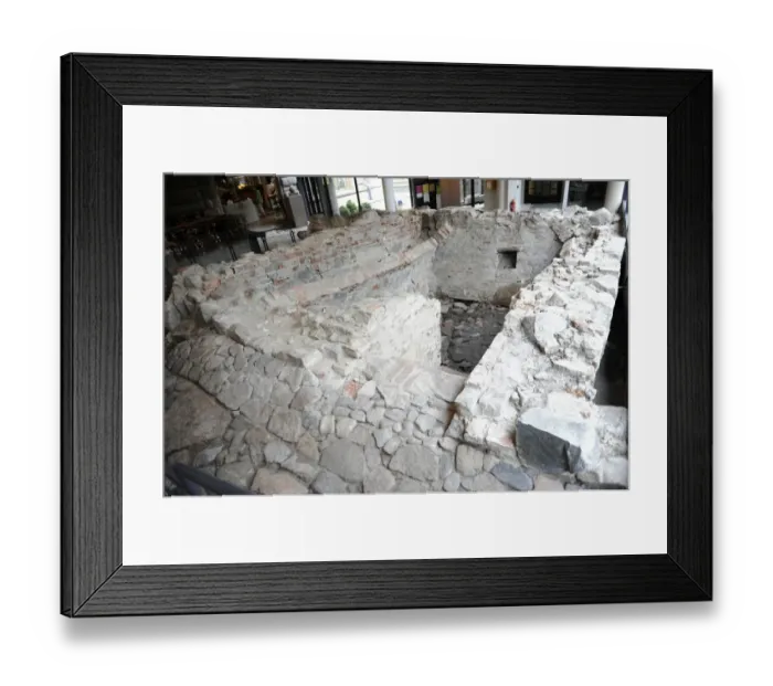 Framed Print : Aboa Vetus & Ars Nova. Aboa Vetus. Remains of six medieval Framed Print : Aboa Vetus & Ars Nova. Aboa Vetus. Remains of six medieval