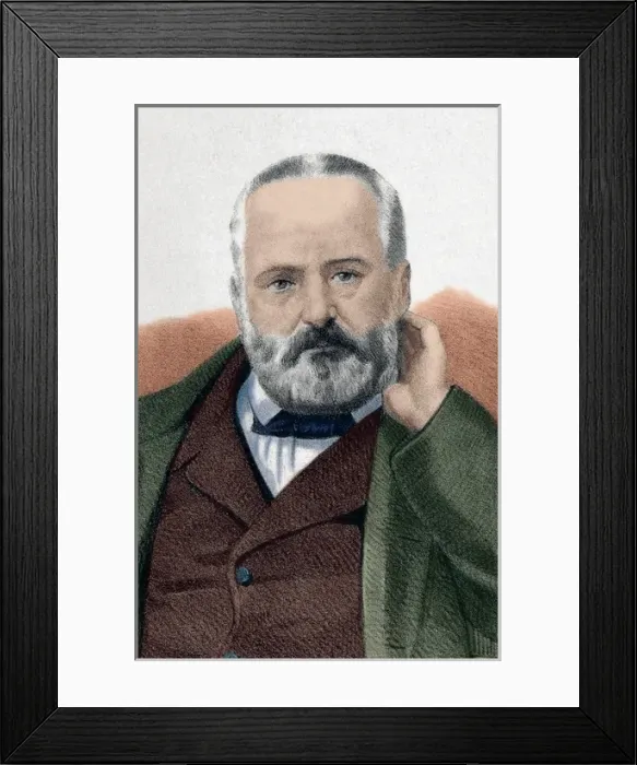 Framed Print : Victor Hugo (1802-1885). French poet, novelist, and dramatis Framed Print : Victor Hugo (1802-1885). French poet, novelist, and dramatis
