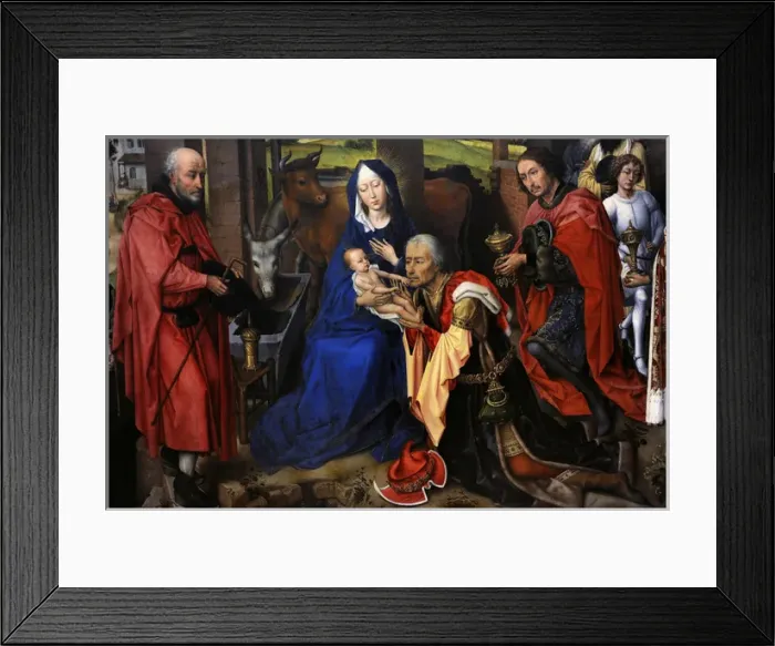 Framed Print : Rogier van der Weyden (1399  /  1400 A?i? 1464) was an Early F