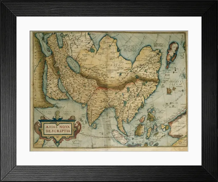 Framed Print : Theatrum Orbis Terrarum by Abraham Ortelius (1527-1598) Framed Print : Theatrum Orbis Terrarum by Abraham Ortelius (1527-1598)