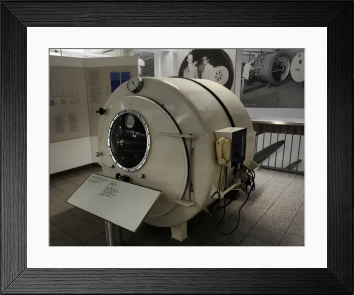 Framed Print : Low pressure chamber type Schroedter, 1960 Framed Print : Low pressure chamber type Schroedter, 1960