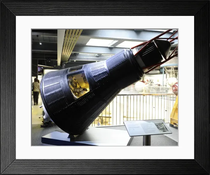 Framed Print : Mercury Spacegraft (replica). 1960 Framed Print : Mercury Spacegraft (replica). 1960