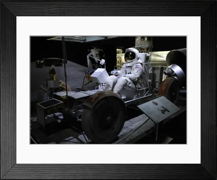 Framed Print : Lunar Roving Vehicle (LRV) or lunar rover. American Apollo p Framed Print : Lunar Roving Vehicle (LRV) or lunar rover. American Apollo p