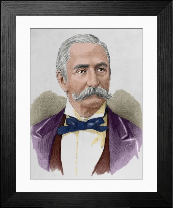 Framed Print : Francisco J. Hernandez y Martinez (1816-1885). Physician Pue Framed Print : Francisco J. Hernandez y Martinez (1816-1885). Physician Pue
