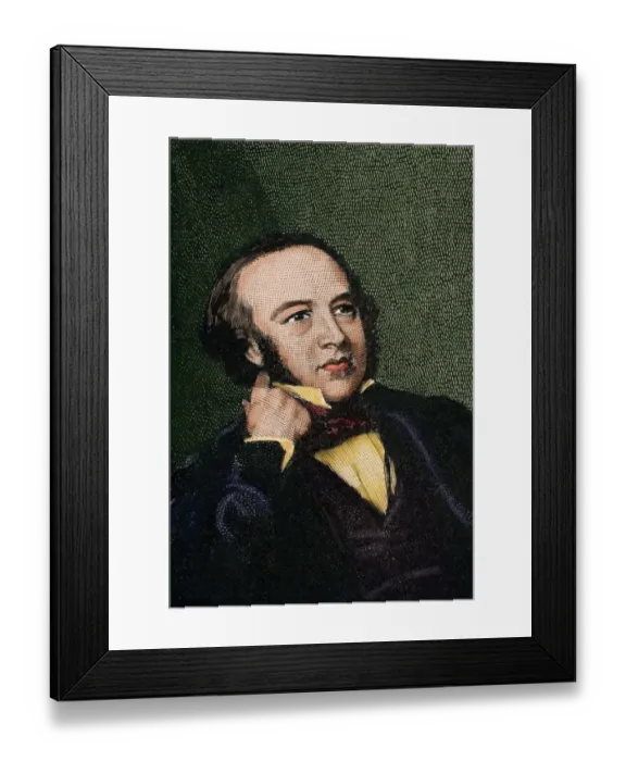 Framed Print : Sir Rowland Hill (1795 A?o??n? 1879). Was a teacher and cr Framed Print : Sir Rowland Hill (1795 A?o??n? 1879). Was a teacher and cr