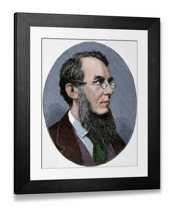 Framed Print : Sir Joseph Dalton Hooker(1817-1911). English botanist and ex Framed Print : Sir Joseph Dalton Hooker(1817-1911). English botanist and ex