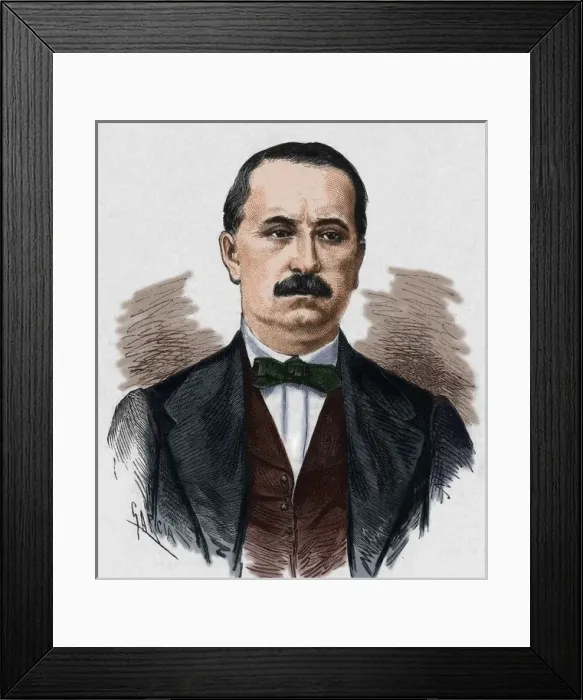 Framed Print : Eustaquio Diaz de Rada y Landivar (1815-?). Spanish military Framed Print : Eustaquio Diaz de Rada y Landivar (1815-?). Spanish military