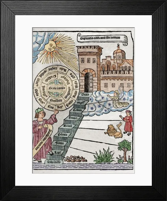 Framed Print : Ramon Llull (1232-1315). Majorcan writer and philosopher. Ca Framed Print : Ramon Llull (1232-1315). Majorcan writer and philosopher. Ca