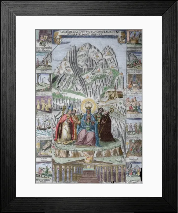 Framed Print : Casa y Camara Apostolica y angelical de Nuestra Se?ora de M Framed Print : Casa y Camara Apostolica y angelical de Nuestra Se?ora de M