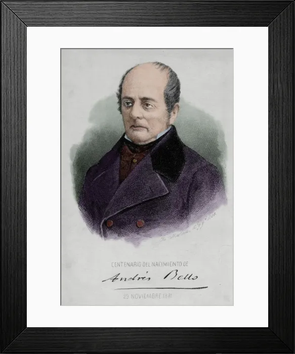 Framed Print : Andres Bello (1781A?i?1865) Venezuelan humanist, poet, phil Framed Print : Andres Bello (1781A?i?1865) Venezuelan humanist, poet, phil