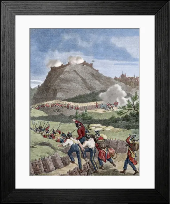 Framed Print : Conquest of the city of Seo de Urgell by the General liberal Framed Print : Conquest of the city of Seo de Urgell by the General liberal