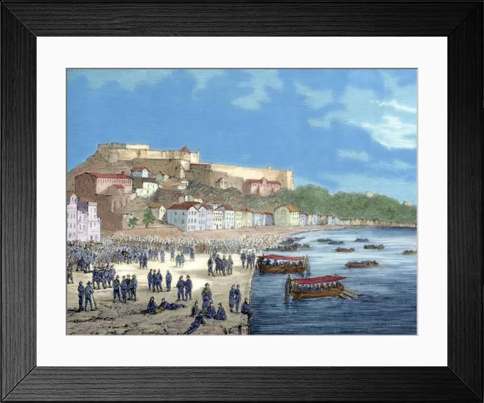 Framed Print : Italian unification (1859-1924). Conquest of Sicily (1860) Framed Print : Italian unification (1859-1924). Conquest of Sicily (1860)